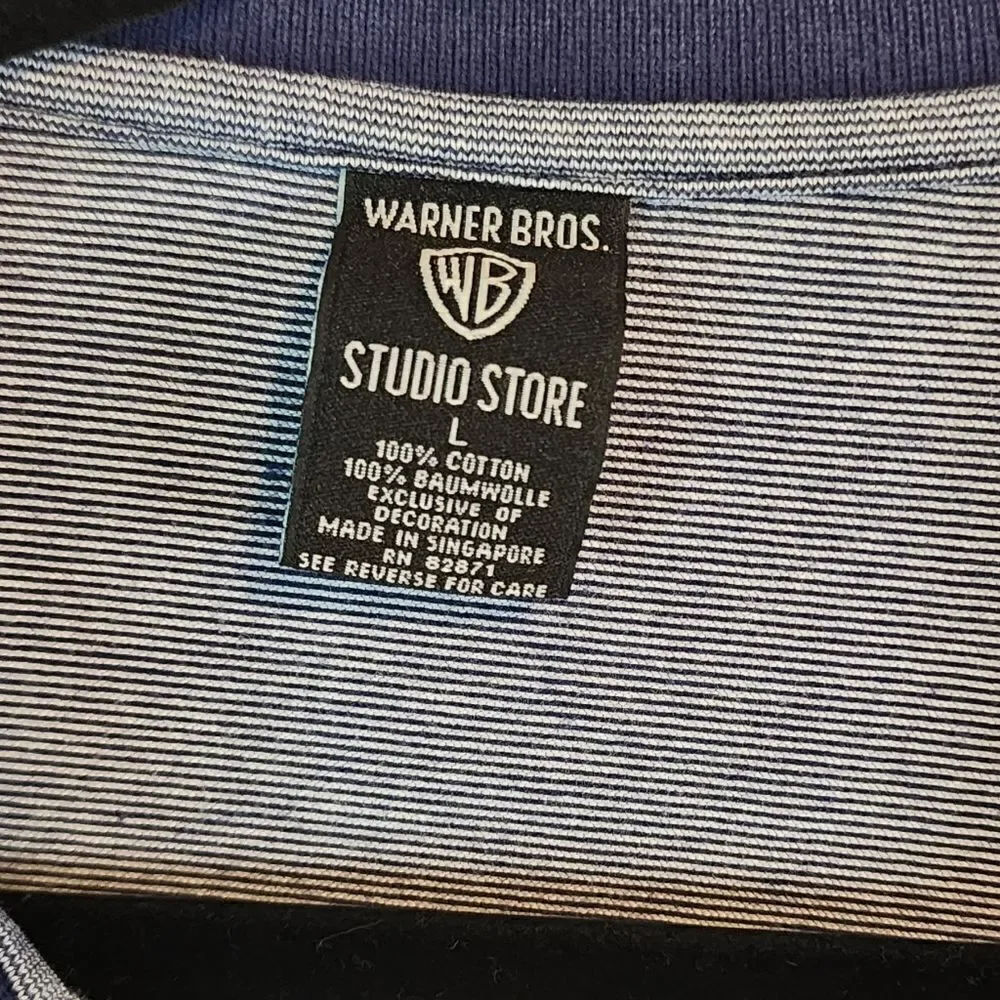 Men's Warner Bros polo, size Large